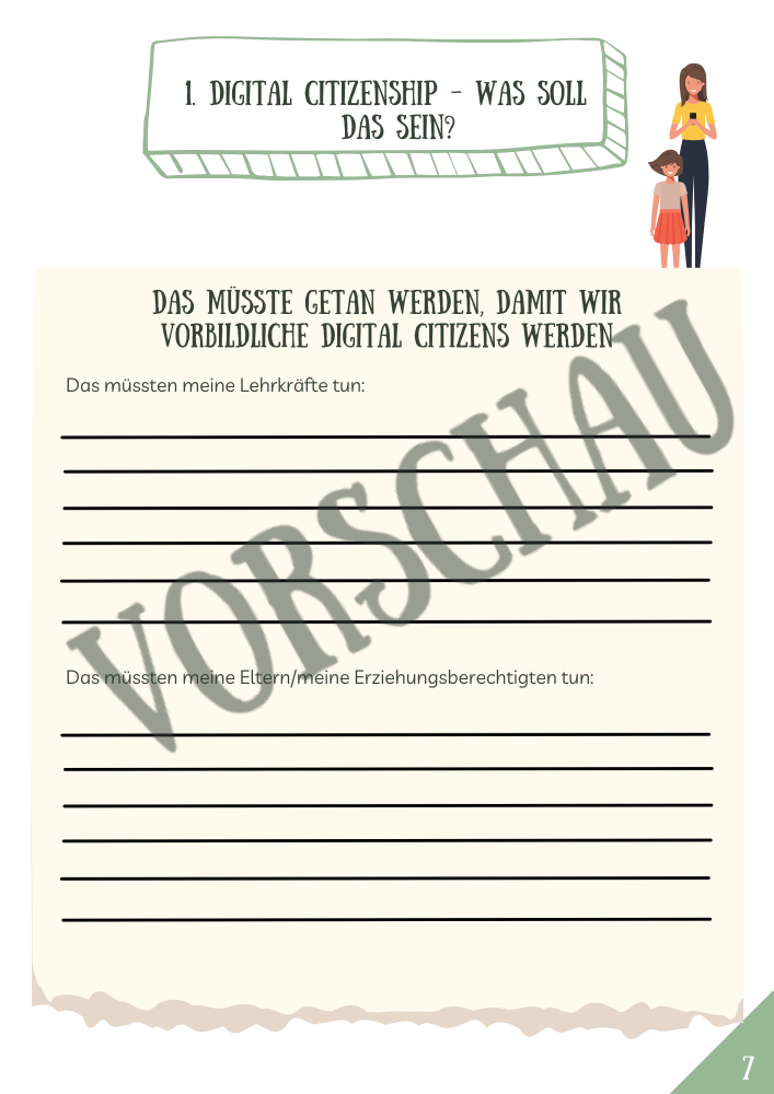 Projektheft: Digital Citizenship - Was ist das?
