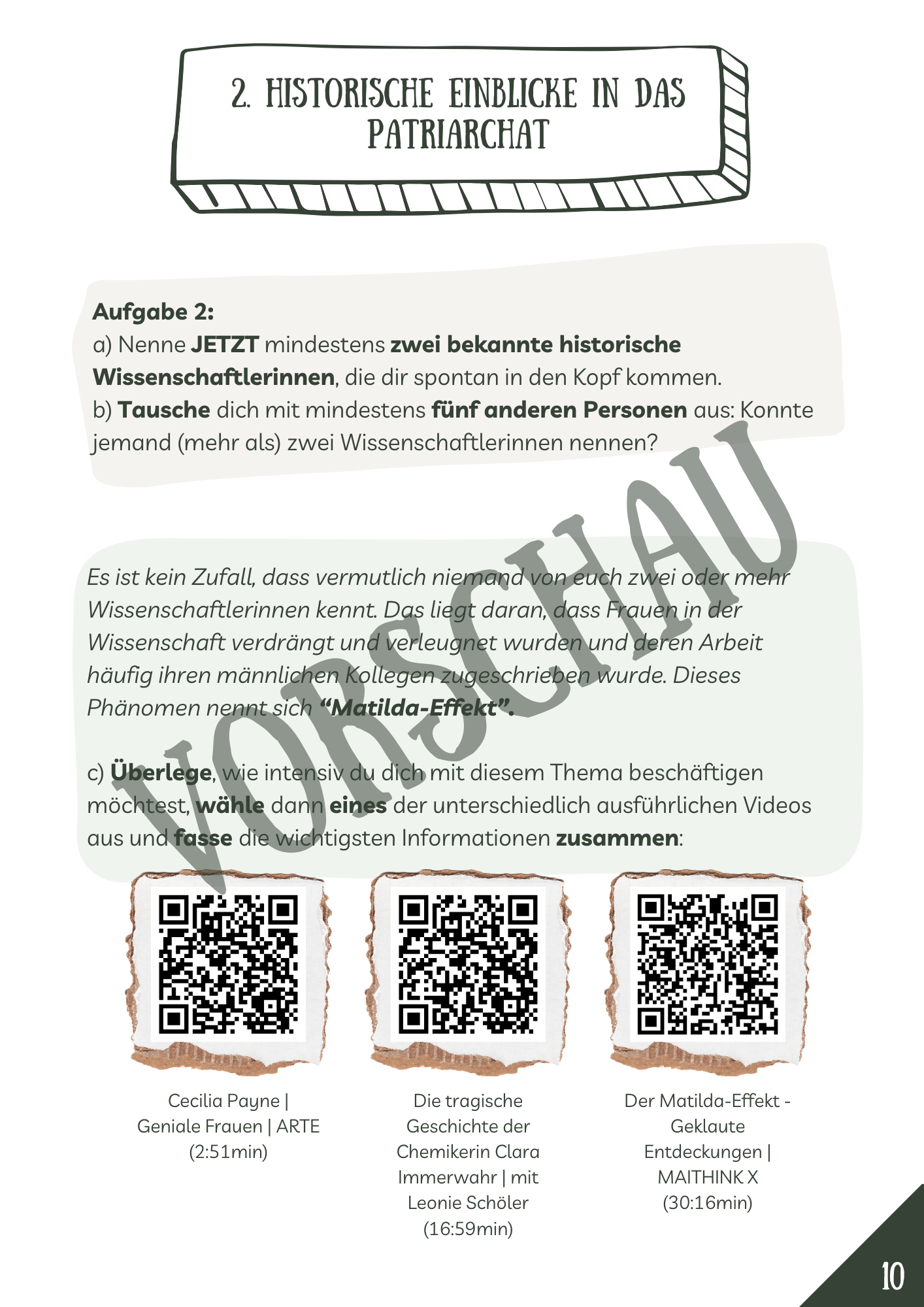 Patriarchat - Historische Einblicke