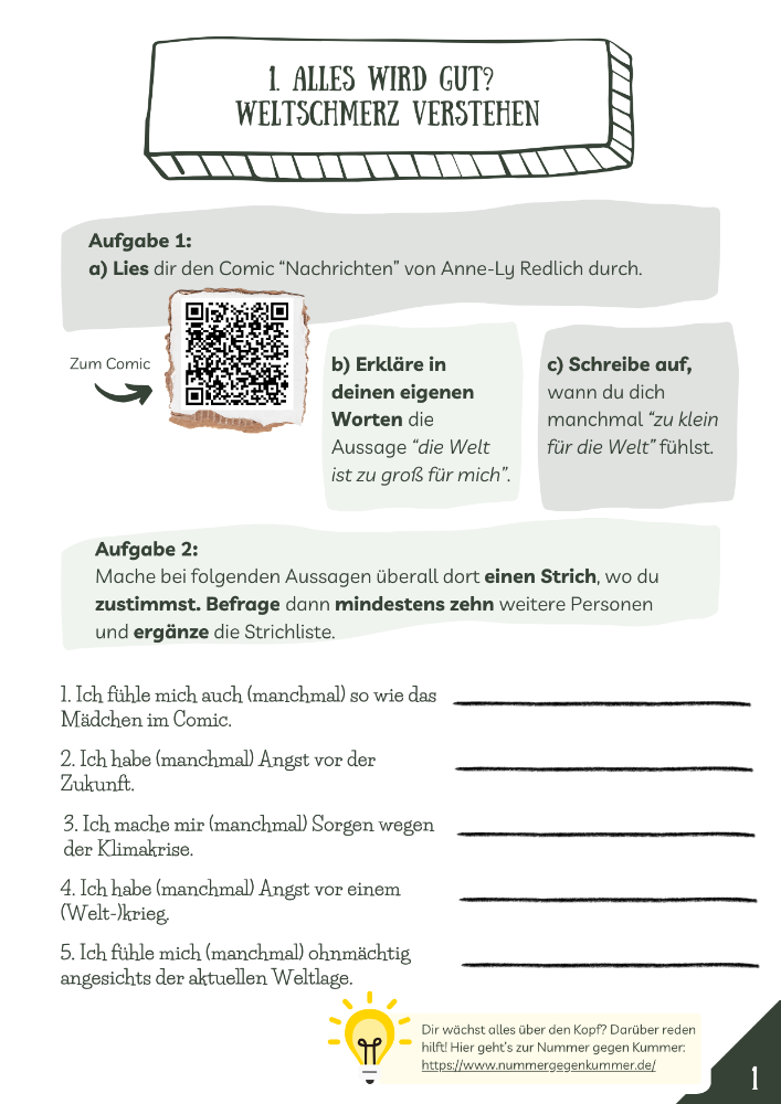Alles wird gut? Weltschmerz verstehen