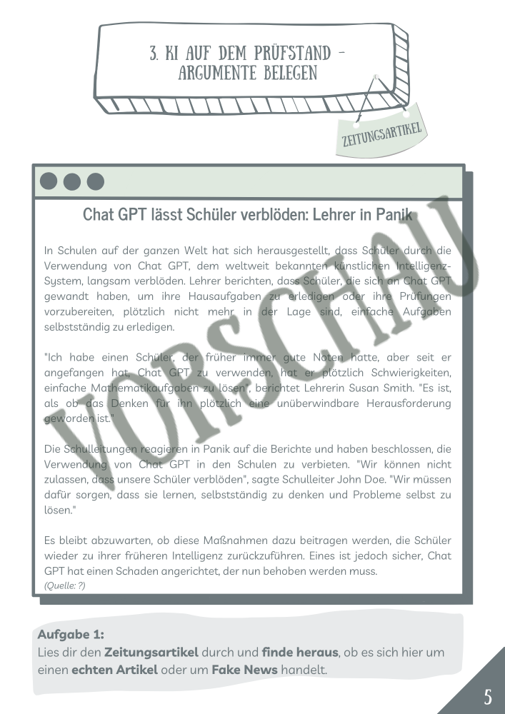KI auf dem Prüfstand - Argumente belegen