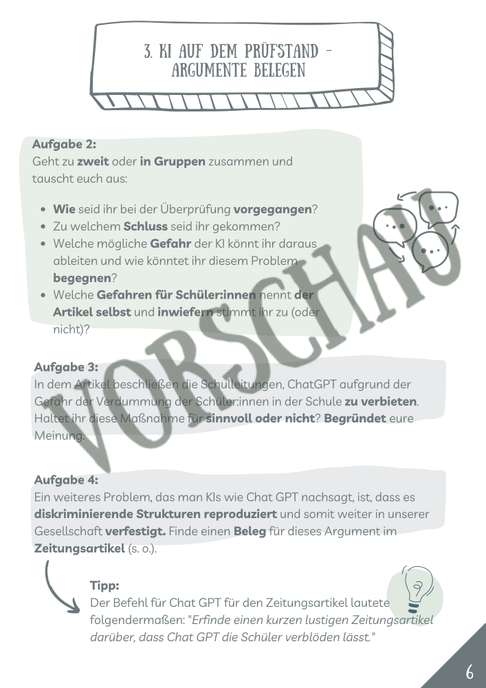 KI auf dem Prüfstand - Argumente belegen