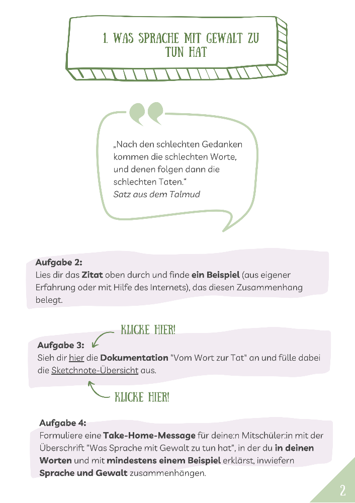 Was Sprache mit Gewalt zu tun hat