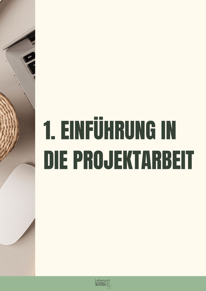 Praxisheft Projektarbeit: Einführung in die Projektarbeit