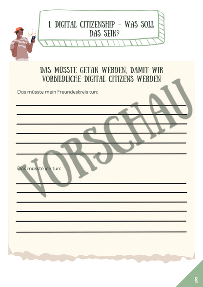 Projektheft: Digital Citizenship - Was ist das?