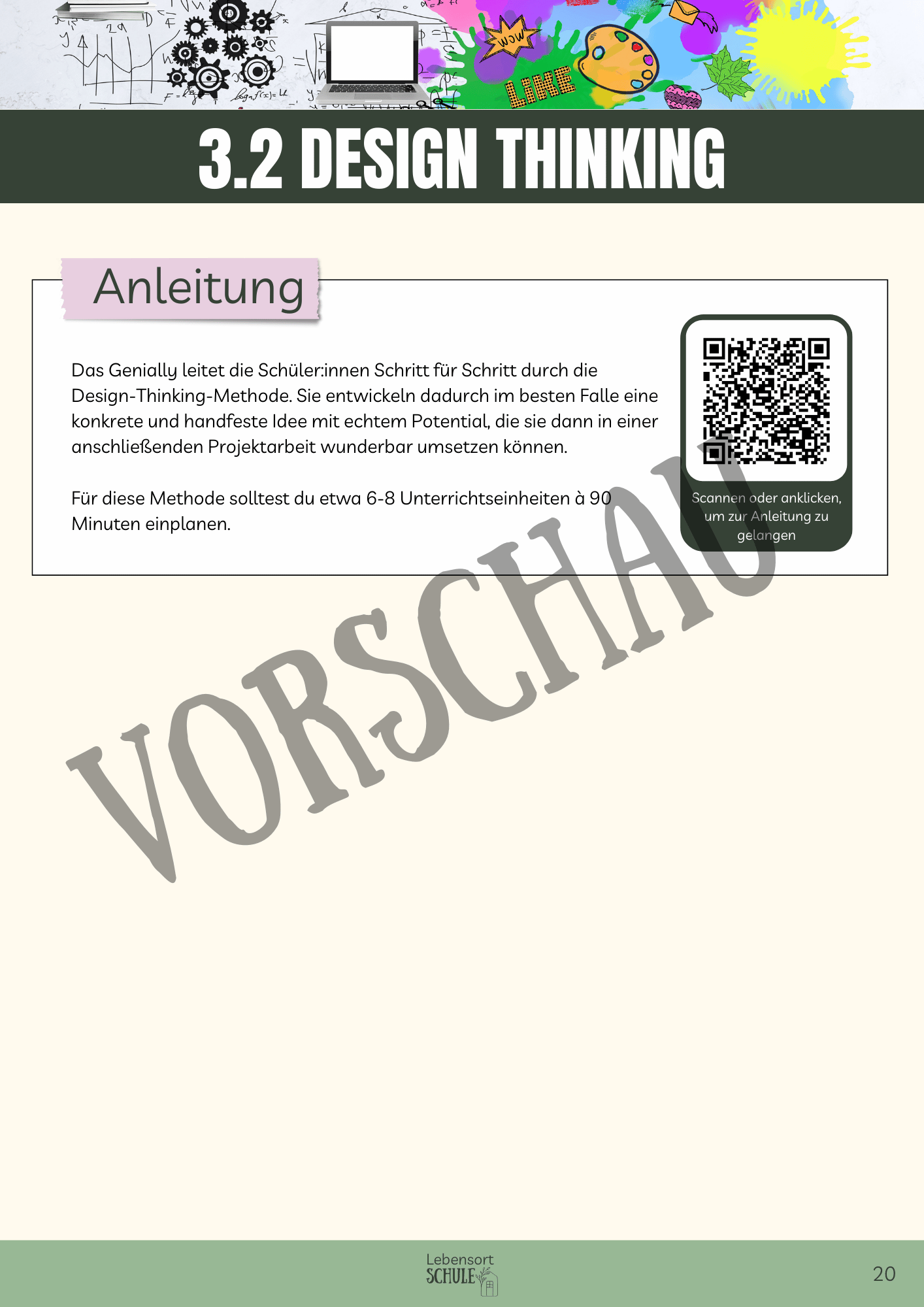 Praxisheft Projektarbeit: Design Thinking