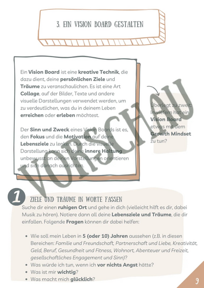 Ein Vision Board gestalten