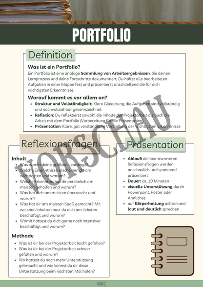 Praxisheft Projektarbeit: Portfolio