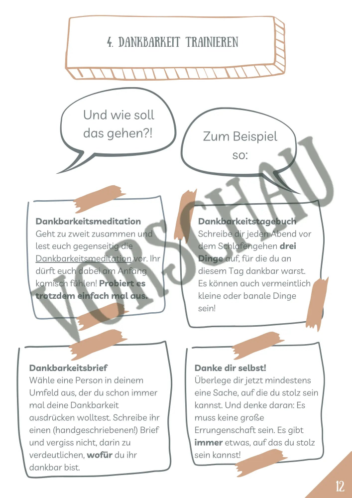 Dankbarkeit trainieren