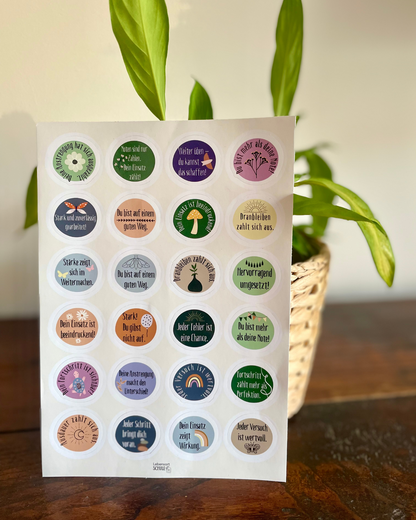 Growth Mindset Korrektur Sticker