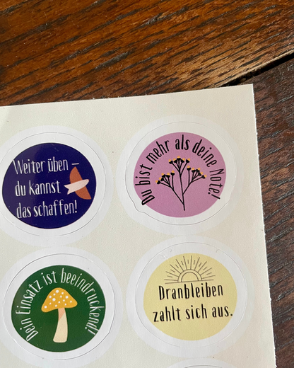 Growth Mindset Korrektur Sticker