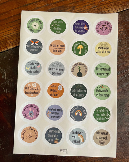 Growth Mindset Korrektur Sticker