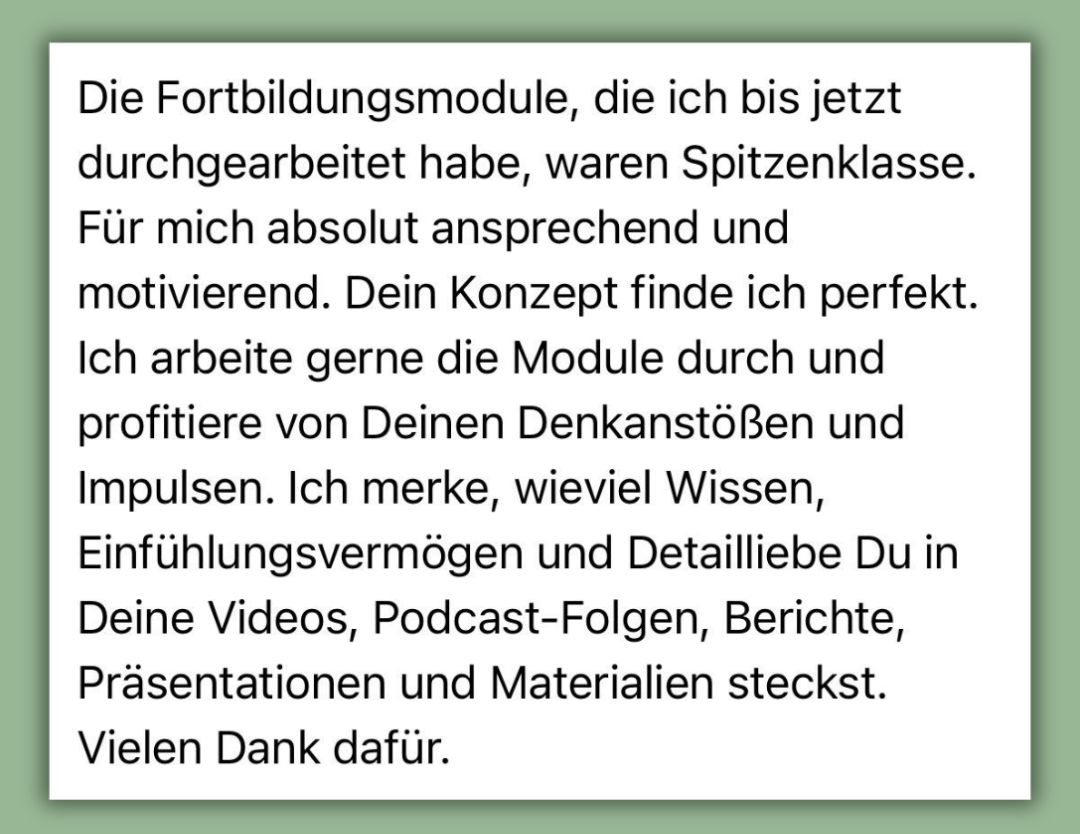 Lebensort Schule Testimonial