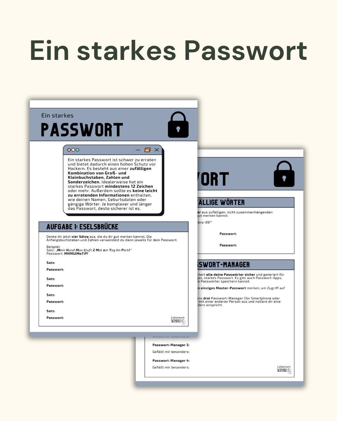 Lernposter: Dein digitaler Kompass
