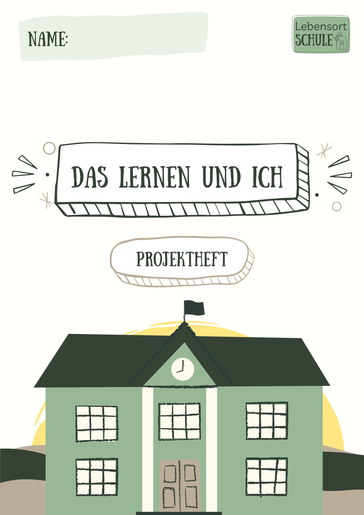 Projektheft "Das Lernen und ich": Coverbild