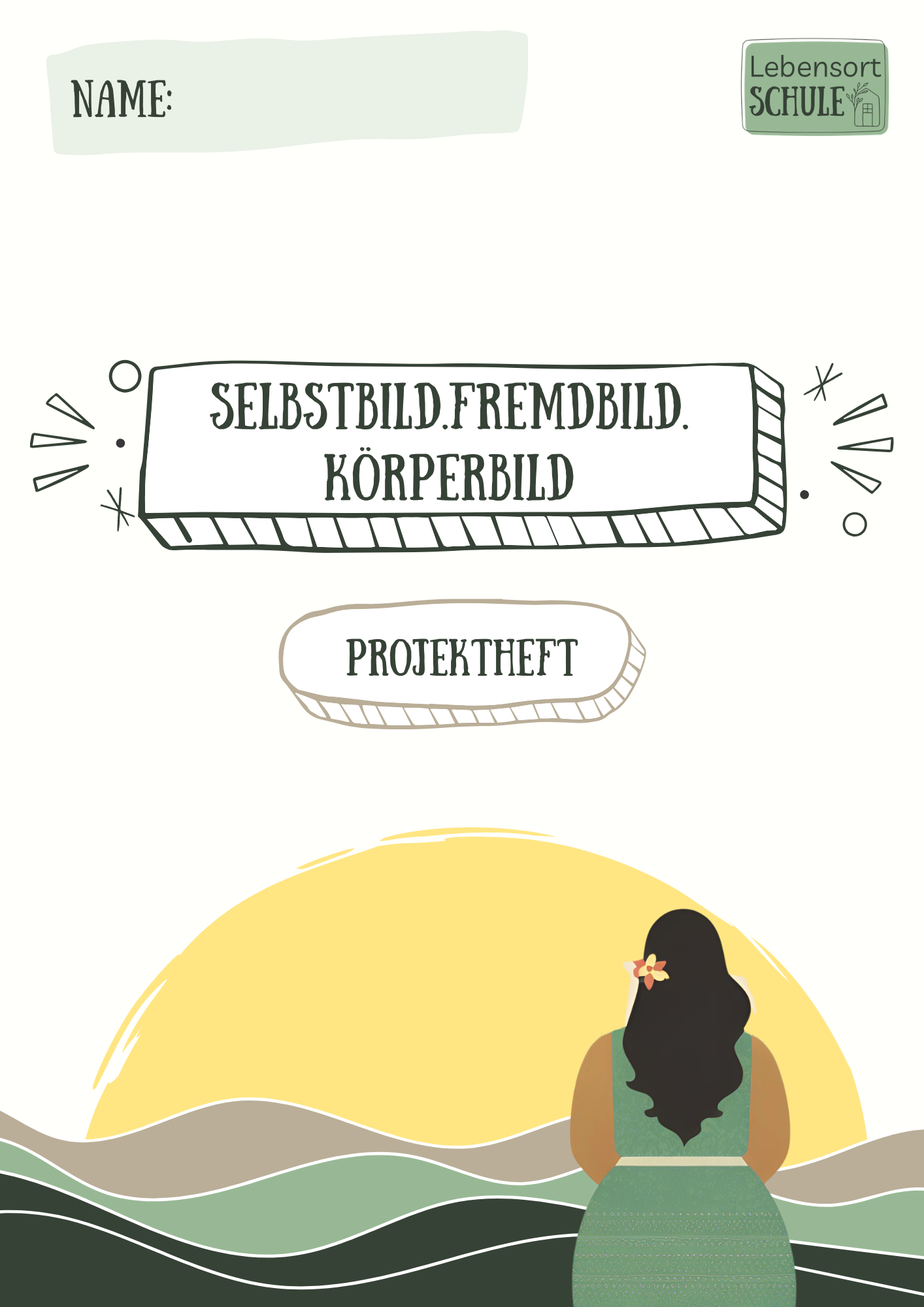 Projektheft "Selbstbild. Fremdbild. Körperbild": Coverbild