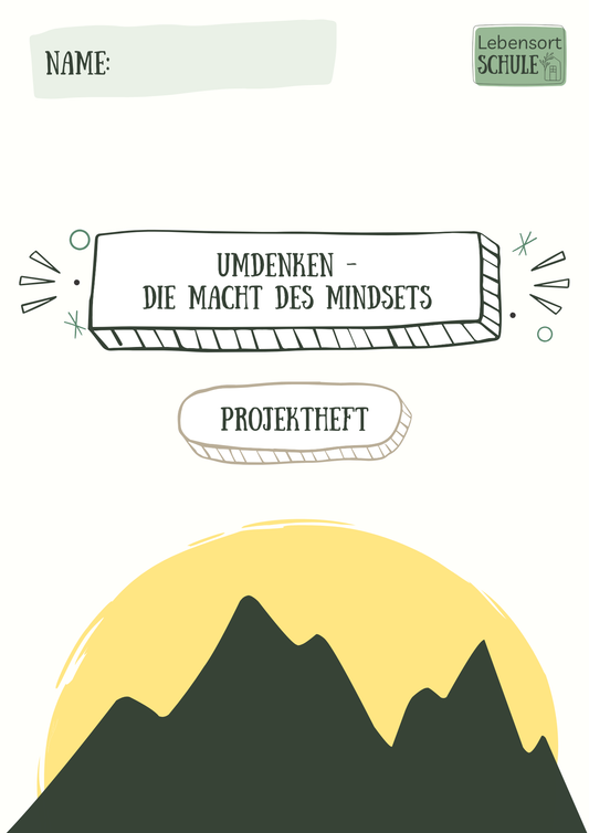 Projektheft "Die Macht des Mindsets": Coverbild