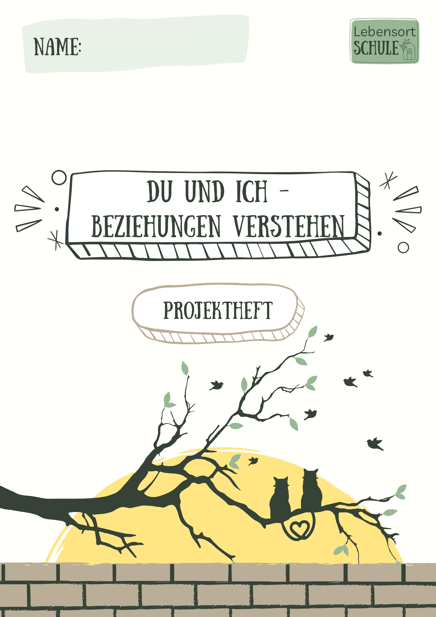 Projektheft "Beziehungen verstehen": Coverbild