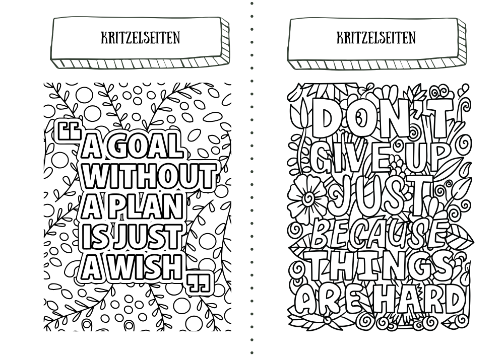 Handbuch zur Prüfungsvorbereitung - Kritzelseiten
