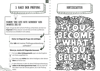Handbuch zur Prüfungsvorbereitung - Nach der Prüfung und Kritzelseiten