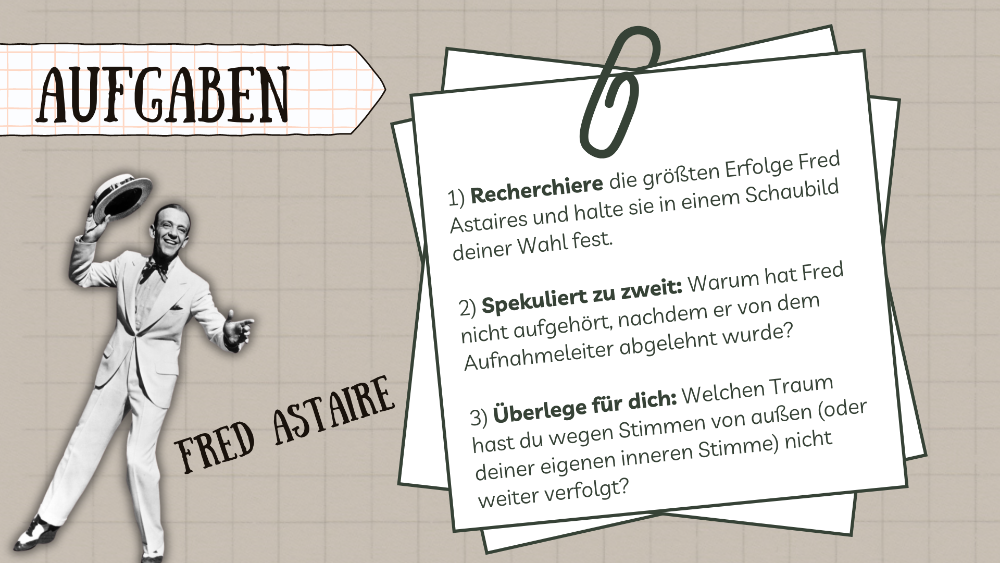Wer bin ich? Aufgaben