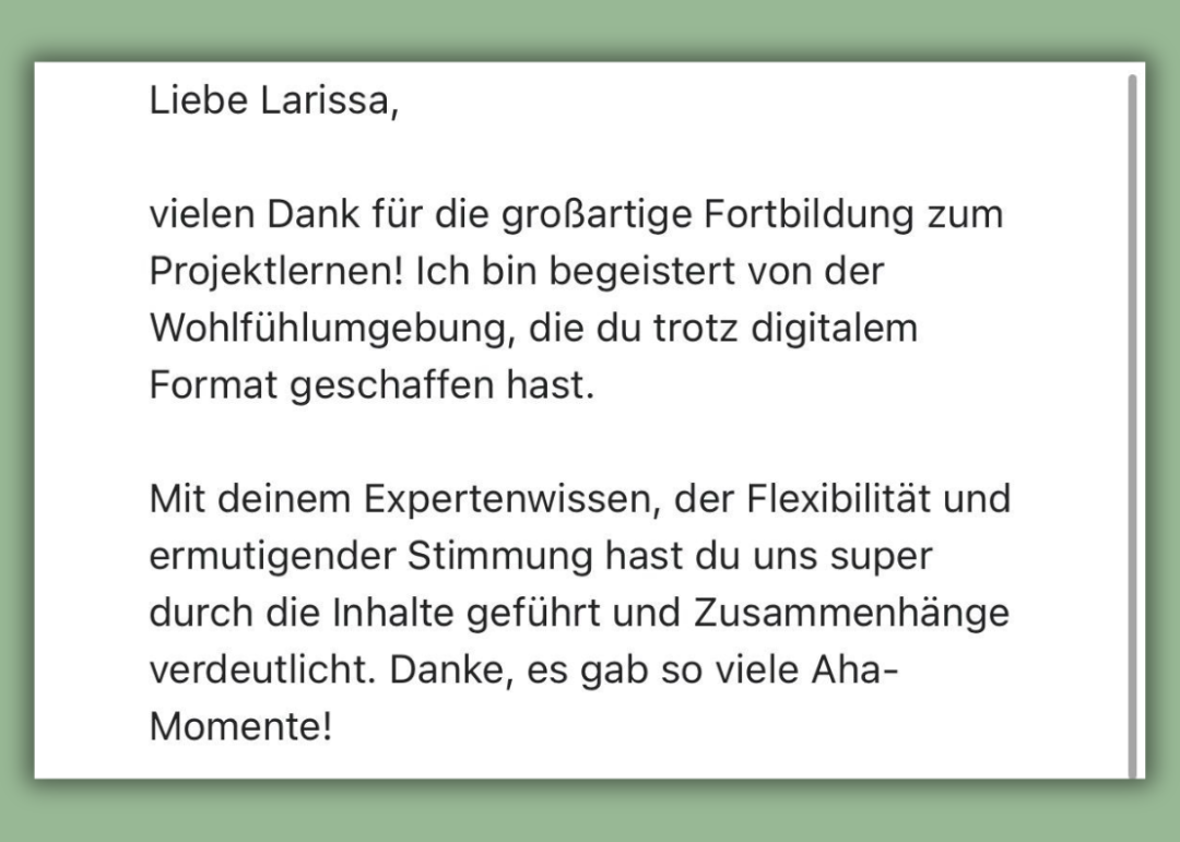 Testimonial FoBi Schule selbswirksam gestalten