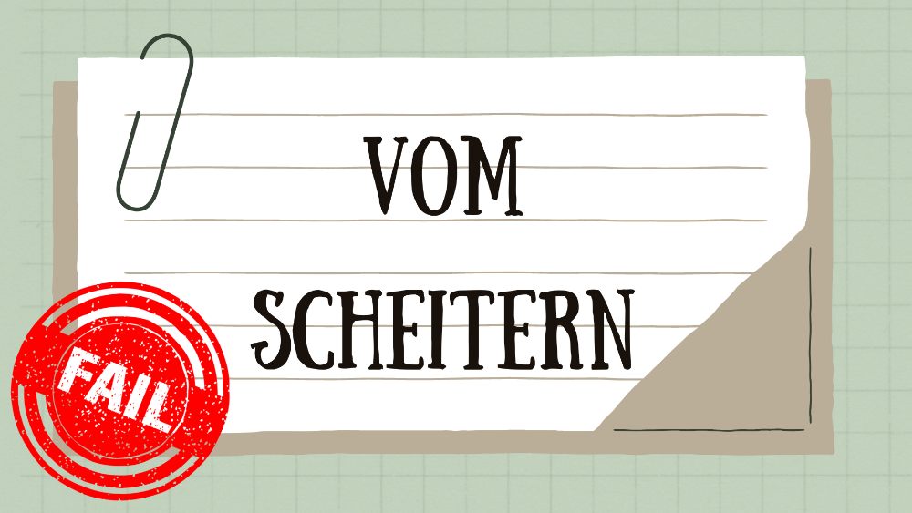 Vom Scheitern - Deckblatt