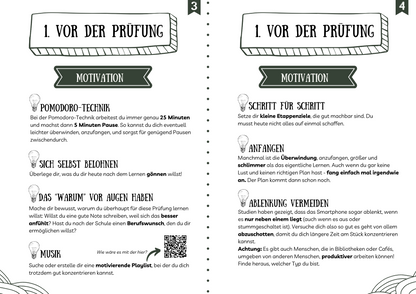 Handbuch zur Prüfungsvorbereitung - Vor der Prüfung